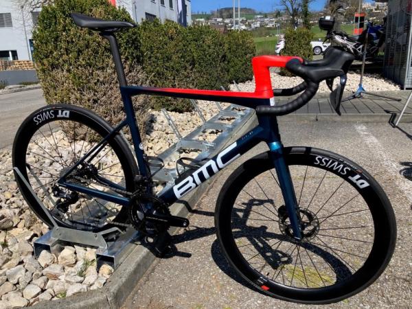 BMC Teammachine SLR01 ONE P2P PETROL & WHITE 58