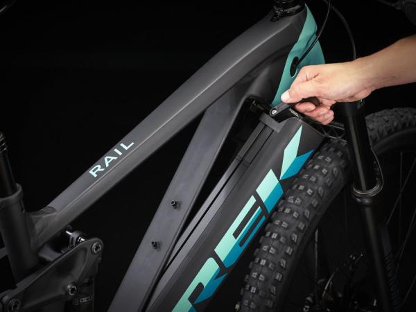 Trek Rail 5 Deore 625W EU XL Matte Trek Black/Miami Gre Produktbild 4