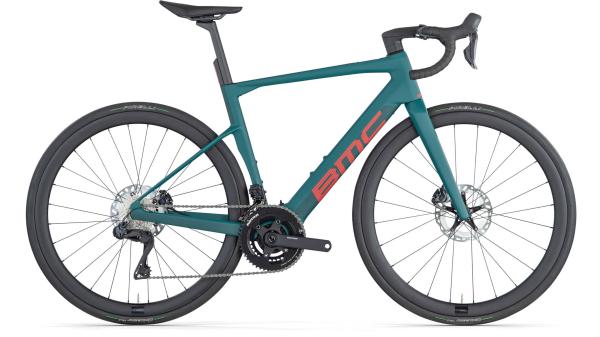 BMC Roadmachine 01 AMP ONE Green / Red 54