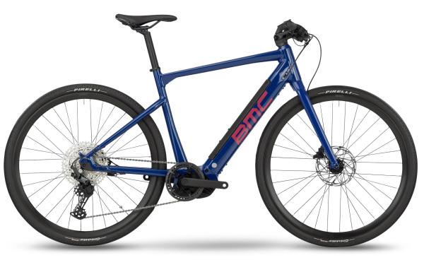 BMC Alpenchallenge AMP AL ONE Ultramarine Blue / Neon Red L