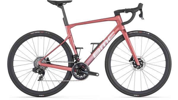 BMC Roadmachine 01 THREE Metallic Red Brown / White 61