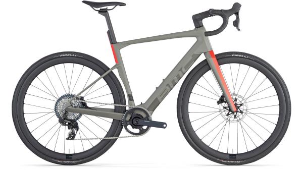 BMC Roadmachine 01 AMP X ONE Rhino Grey / Neon Red 54